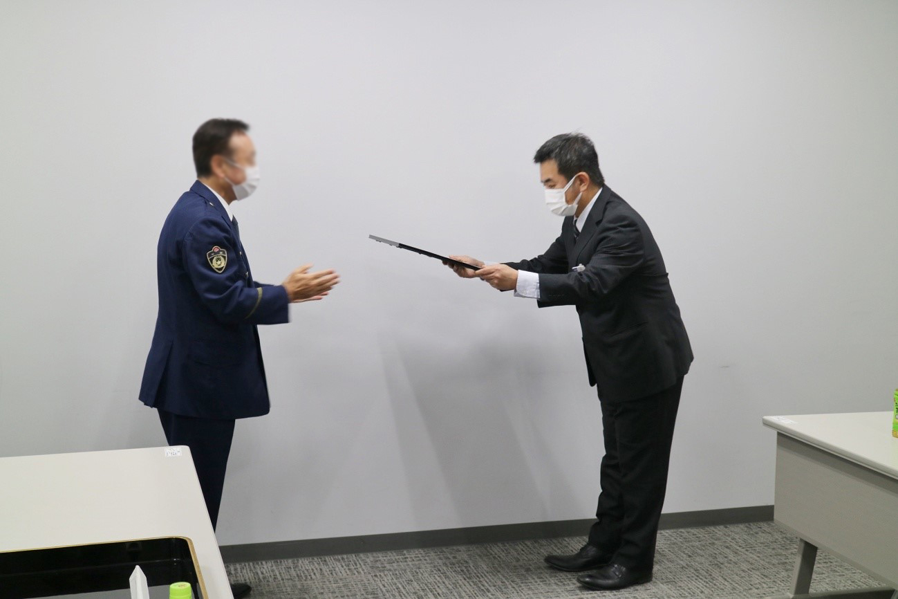 当社従業員が優良運転者として表彰されました!!